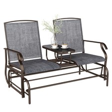 Outsunny 2 Seater Rocker Double Rocking Chair Lounger Outdoor Garden Furniture
