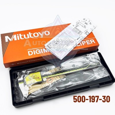 New Mitutoyo Absolute Digimatic Digital Vernier Caliper 500-197-30 200mm/8''