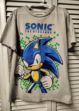 Sonic The Hedgehog SZ L 10/12 Kids Unisex T-Shirt Top
