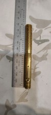 Pluma Estilográfica Sheaffer Oro Relleno Anillo Superior Oro 14k Medio Flexible Punta Plumín #2