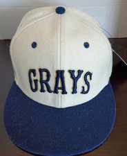 HOMESTEAD GRAYS NEGRO LEAGUE HAT BY EBBETS FIELD FLANNELS NEW SIZE 7 3/8
