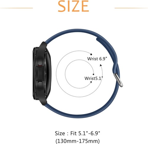 3 Pack Bands Compatible with Gizmo Watch Band Black+Navy Blue+Gray - Afbeelding 3 van 5