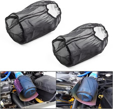 Air Filter Wrap 2 Pcs Universal Auto Cold Air Filter Protective Dustproof Cover