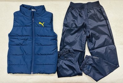 Puma Vest Boys Size 5/6 Years & Pants Excellent Condition 