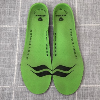 Sofsole Metatarsal Support Deep Heel Cup Insoles Full Length Orthotic W 8-11