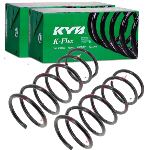 2X Kyb K-FLEX Fahrwerksfedern Vorne Passend FÜR Hyundai I10 Links+Rechts-image