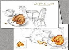 France 2025 French bakery BUTTER CROISSANT pastry flour breakfast ms1v mnh