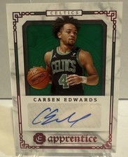 20-21 Panini Chronicles Excalibur Apprentice Signatures Carsen Edwards Red (AU)