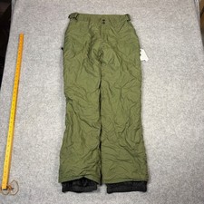 Boulder Gear Mens Snow Pants Olive Green Insulated Waterproof Ski Snowboard M
