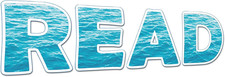 Classroom Reading Poster Decorations for Teachers, Ocean Theme Reading Bulletin