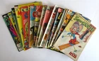 Lot of 20 Vintage Comic Books Marvel Dell DC Whitman Hulk DAre-Devil Standard
