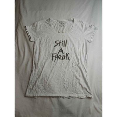 Korn Still A Freak Band Graphic T-Shirt White Ladies Medium Gildan 100% Cotton