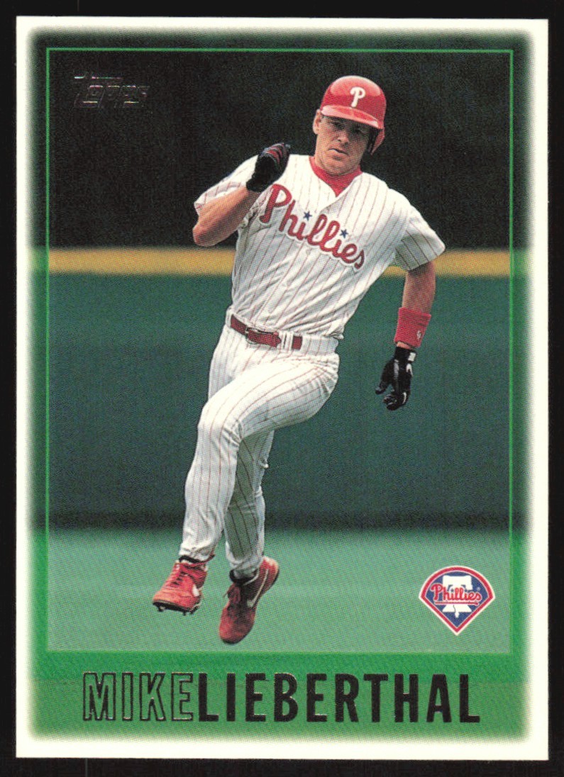 1997 Topps Mike Lieberthal #56 Philadelphia Phillies
