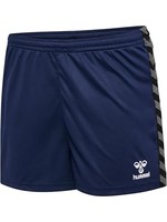 Hmlauthentic PL Shorts Damen, Marine, GrößE S, Sportshorts, Freizeitbekleidung