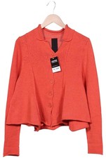 RUNDHOLZ Strickjacke Damen Cardigan Jacke Gr. M Baumwolle Orange #zphc425