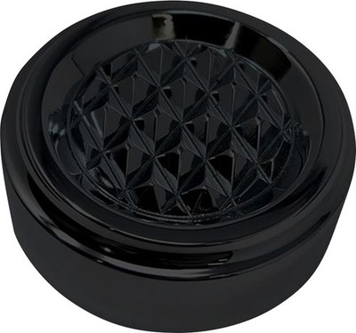Covingtons Diamondback Dipstick Cover Black #C3086-B Harley Davidson