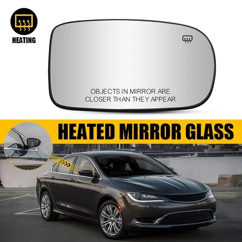 Right Passenger Mirror Glass W/ Electric Heated For 2011-2021 Dodge Charger EOA