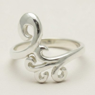 Stylish Genuine Plain Sterling Silver Ring Solid 925 Handmade Perfect Quality