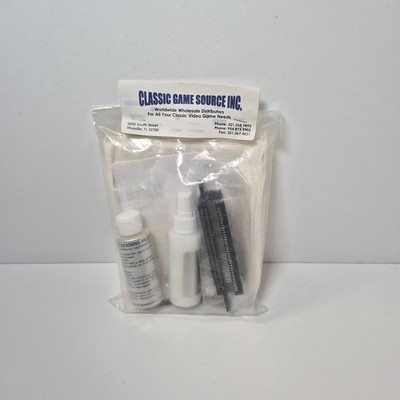 Classic Game Source Video Game Cartridge Cleaning Kit Sealed As Pictured