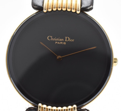 [Exc+5] Christian Dior Bagheera 47 153-2 Women's Vintage Watch Black From Japan