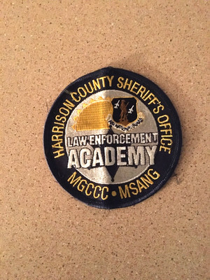 VTG HARRISON COUNTY SHERIFF'S OFFICE MISS CLOTH PATCH AIR NATIONAL GUARD ACADEMY