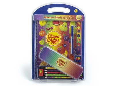 Chupa Chups Bumper Schreibwaren Set enthält fruchtig duftende Stifte & Bleistifte