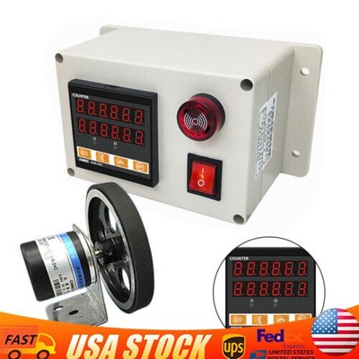 Digital Electronic Length Measure Meter Counter & 300PPR Rotary Encoder SALE