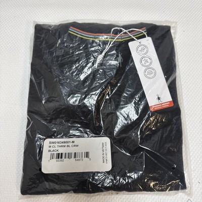 Smartwool Merino 250 Base Layer Crew Men's Clothing Black : medium 