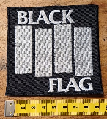 Black Flag Patch Aufnäher Punk Punkrock Hardcore Bad Religion NOFX Offspring