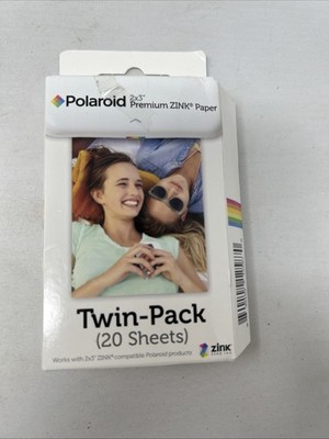 Polaroid POLZ2X320 Premium ZINK Photo Paper 2x3'' - 20 Sheets