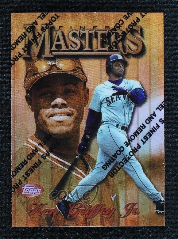 1997 Topps Finest Common - Bronze Refractor Ken Griffey Jr #238 HOF 0e5c