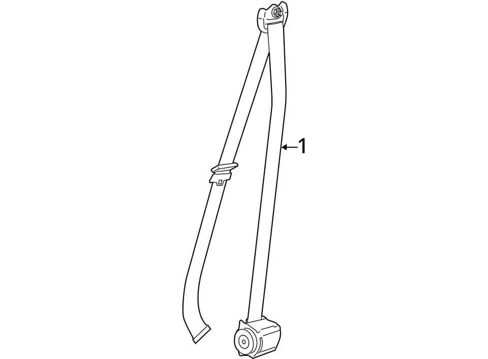 Cinturón de seguridad cubo delantero conductor retractor se adapta a 11-16 BMW 528i 1502555 Foto 4 de 4