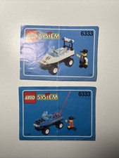 VINTAGE 1998 LEGO SYSTEM 6333 Town: Race and Chase Value Pack Instructions Only