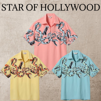 STAR OF HOLLYWOOD SH39485 HIGH DENSITY RAYON PULLOVER RATTLE SNAKE Japan New