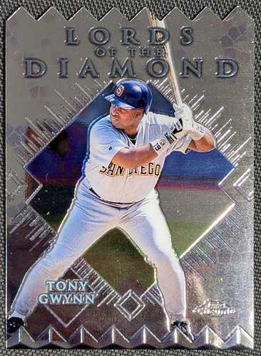 Tony Gwynn [Refractor] #LD12 1999 Topps Chrome Lords of the Diamond card