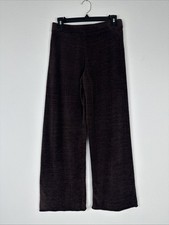 Barefoot Dreams CozyChic Ultra Lite Rolled Edge Ankle Pants Size XSP Umber NEW