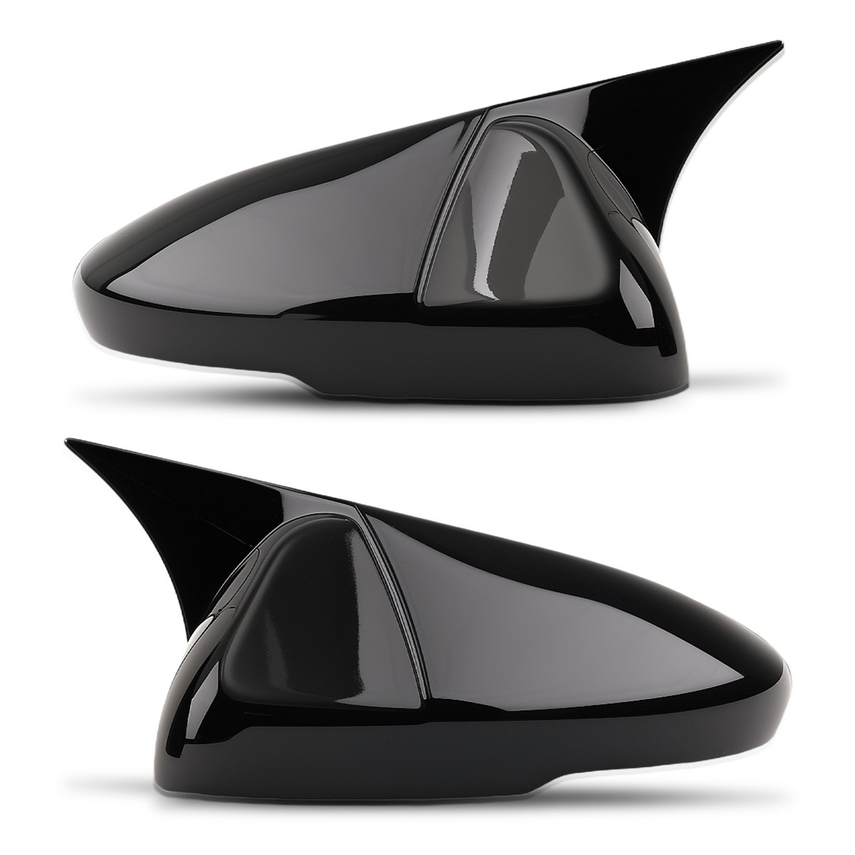Side Mirror Cover Caps For Honda Accord 2023-25 Black ABS Door