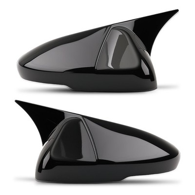 Side Mirror Cover Caps For Honda Accord 2023-25 Black ABS Door