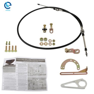 High Strength Cable Column Shift Linkage Kit ACA-1804 For TH350 TH400 700R4