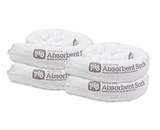 Oil Absorbent Sock - Oil-Only Absorbent Sock - 4 Pack - 3" x 48" Sock - 4-Pack