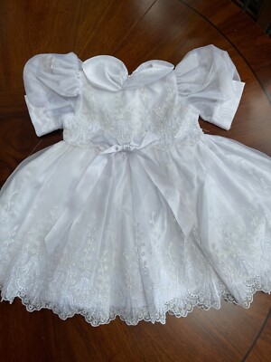 Festliches Mädchen-Kleid für Taufe oder besonderen Anlass - Größe 92