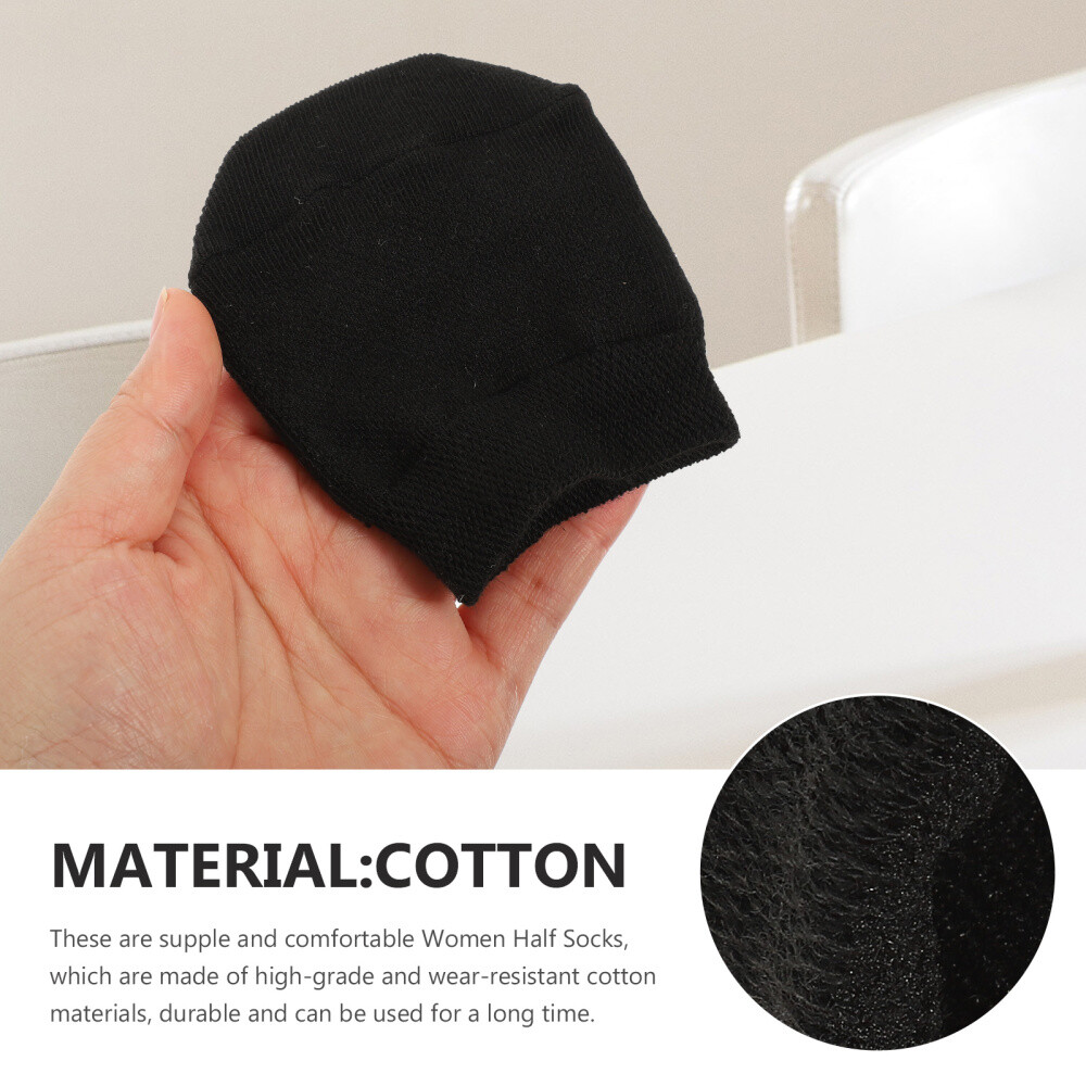 SAOLA 2 Pezzi Calze Silicone Antiscivolo Donna Mezza Suola Assorbenti del Sudore