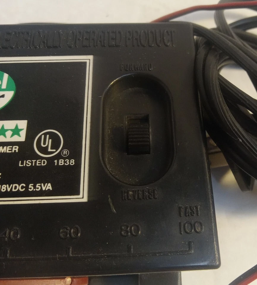 1990 Hobby Transformer Model Power RL-1250, Input 120V AC60Hz Output 19V Train - Image 3 of 4