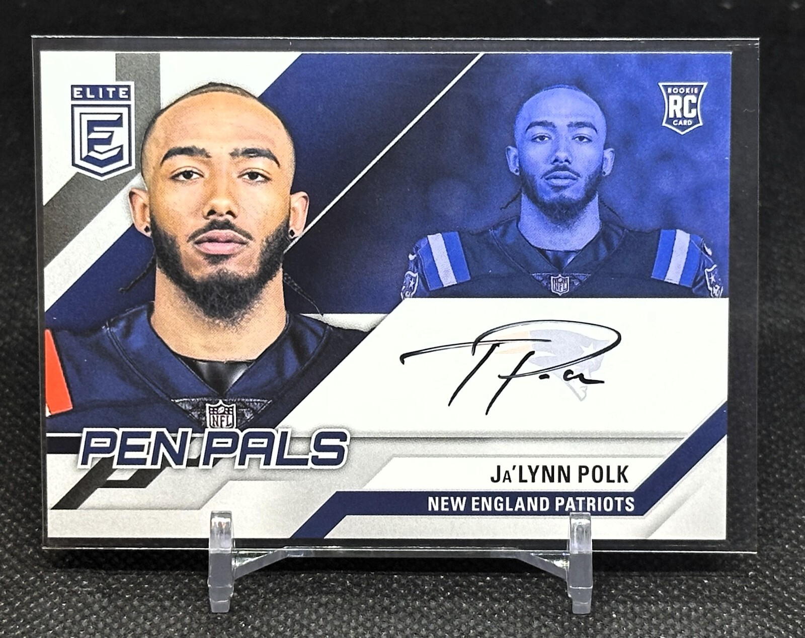 2024 Panini Donruss Elite Pen Pals On Card Rookie Auto Ja'Lynn Polk #PAL-JPO RC
