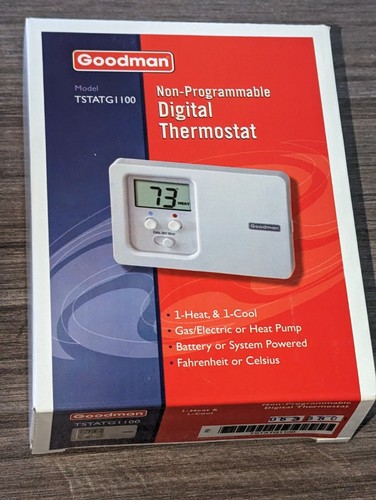 Goodman Termostato Digital Programable TSTATG2152 BOMBA DE CALOR 5+2 DÍAS - Imagen 2 de 6