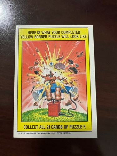 1986 Garbage Pail Kids Series 6 Complete Your Set GPK 6TH U Pick OS6 Base - Picture 156 of 188