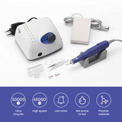 65W Dental Micromotor Polisher Machine Strong 210+35000RPM Handpieces 105L Nail