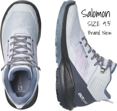 Salomon Outpulse Mid Gore-Tex for Women Hiking Shoe  Arctic Ice 9.5 US New