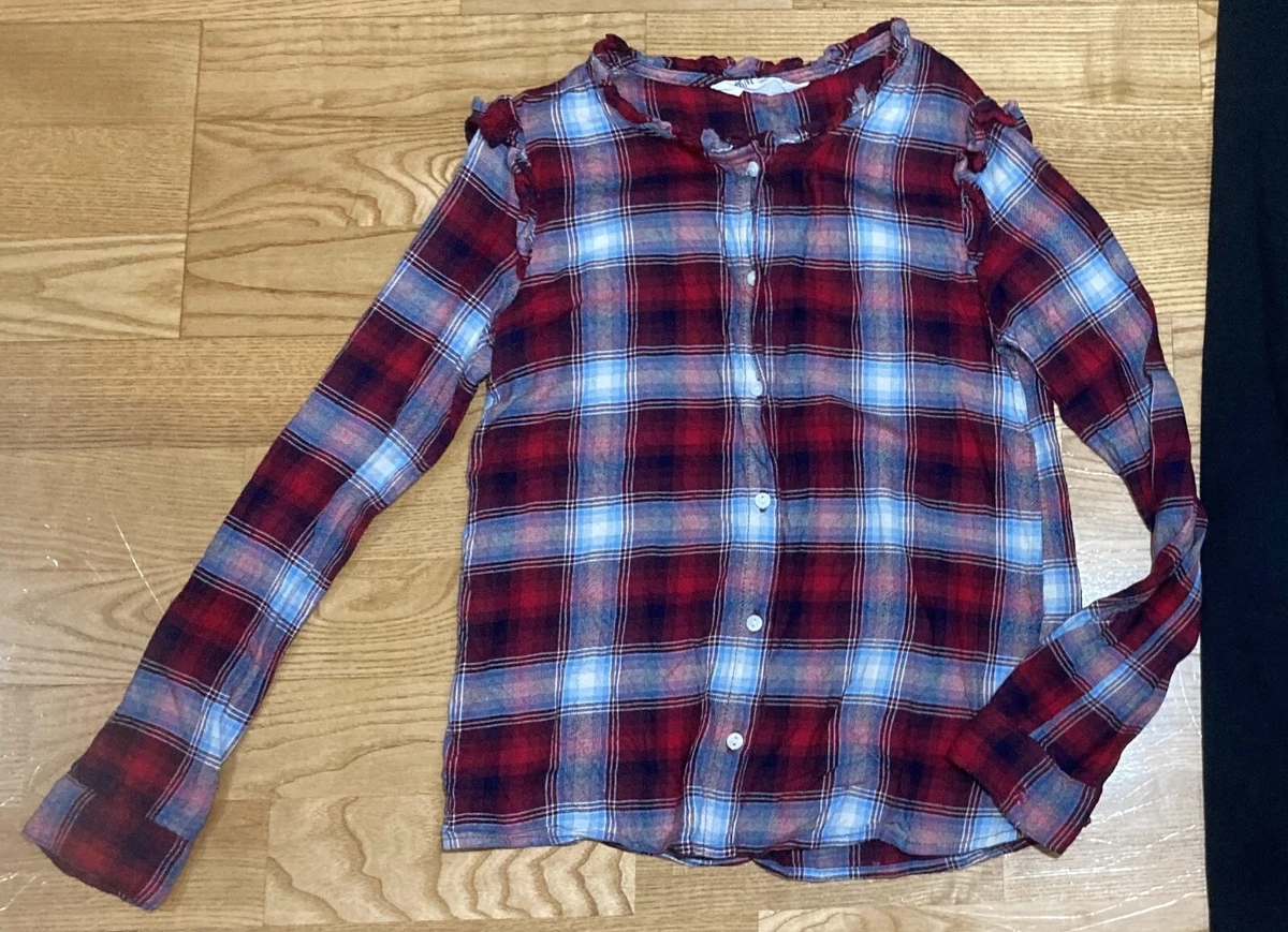 H&m top plaid leggings