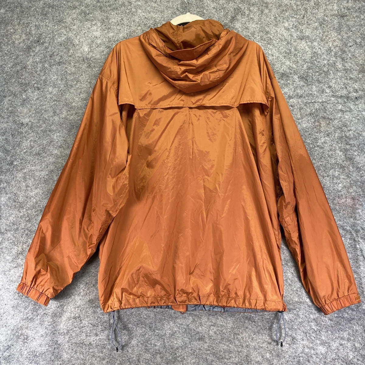 Cabelas Raincoat Mens Large Regular Full Zip Lightweight